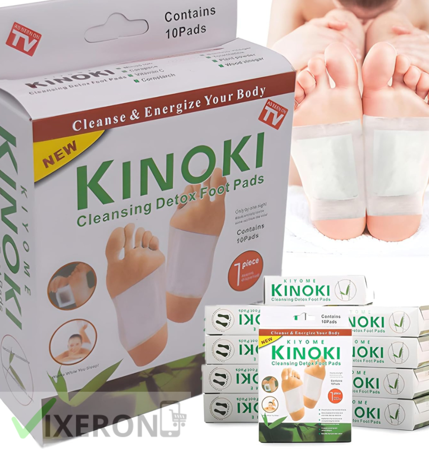 10 Parches Desintoxicantes Kinoki