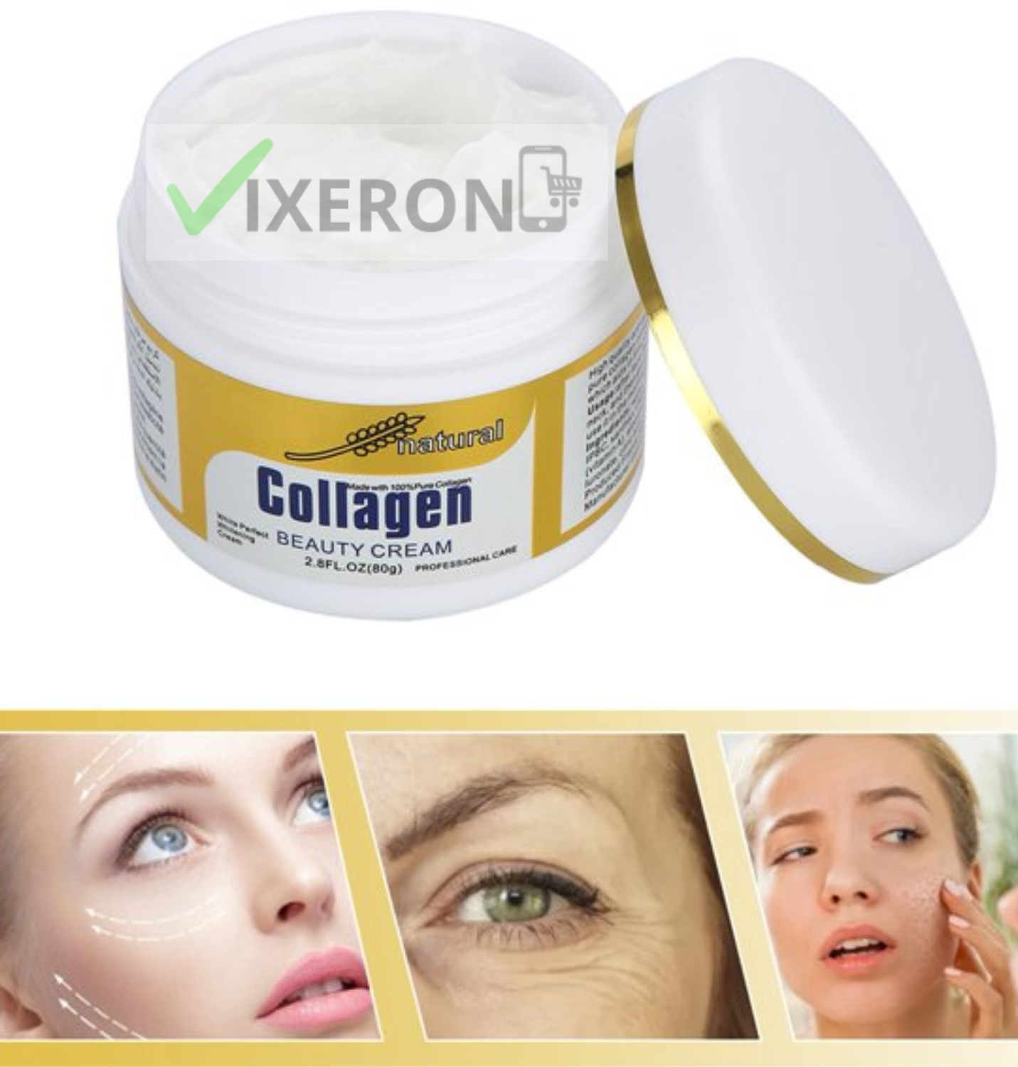 Crema Facial Colágeno Blanqueadora