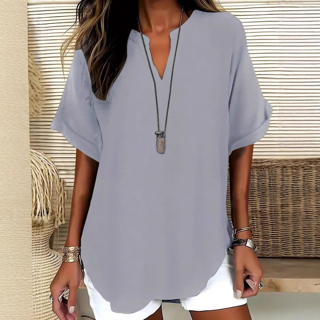 Chemise femme ample manches chauve-souris - détail du tissu