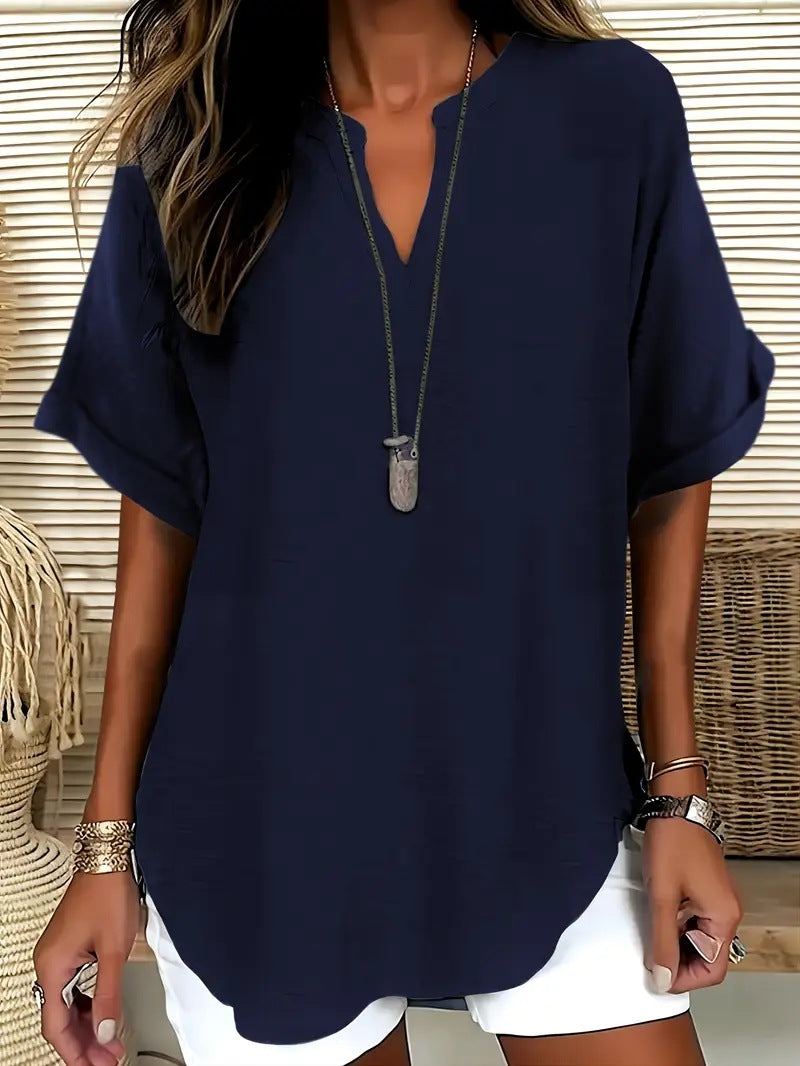 Chemise femme ample manches chauve-souris - détail des manches